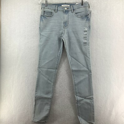 #ad Pacsun Mens Light Wash Stacked Active Stretch Light Indigo Skinny Jeans Sz 30X30 $30.99