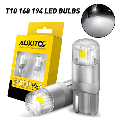 #ad Canbus 2PCS LED License Plate Light Bulbs 168 194 2825 W5w T10 Cool White 6000K $9.99
