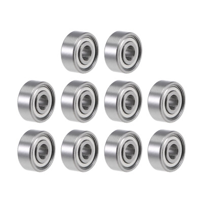 #ad 10pcs R2ZZ Deep Groove Ball Bearing 1 8quot;x3 8quot;x5 32quot; Shielded Z2 Lever Bearings $15.26