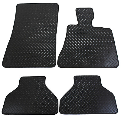 #ad For BMW X5 2006 2013 E70 Fully Tailored 4 Piece Rubber Car Mat Set Fixings GBP 31.11