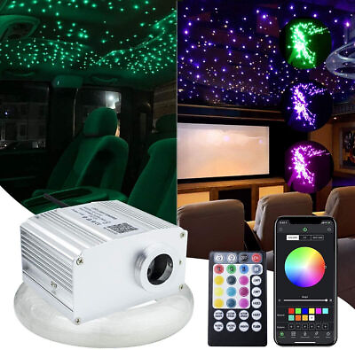 #ad #ad 10W RGBW 600pcs TWINKLE LED Star Ceiling Light Fiber Optic Light APP Control 3m $69.99