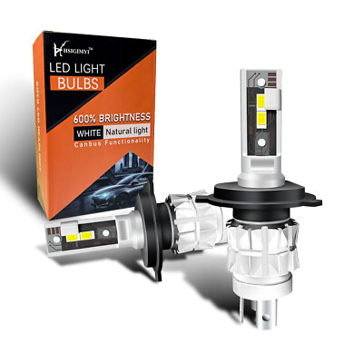 #ad H4 2PCS LED Headlight Bulbs High Low Beam Super Bright 300W 6500K $16.79