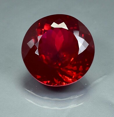 #ad AAA Natural Flawless Mozambique Blood Red Ruby Round Loose Gemstone Certified $24.00
