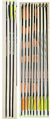 #ad #ad Mixed Lot 12 Arrows Whitetail 4560 Easton Axis 340 260 Hunting Carbon Composite $59.99