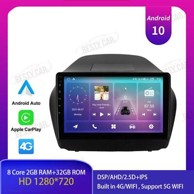 #ad 10.1quot;232 Android 12 Car Stereo Radio for Hyundai IX35 2009 2015 GPS CARPLAY DSP $315.00