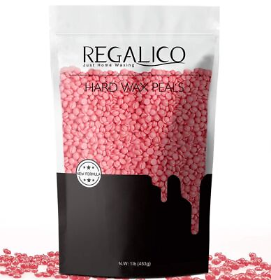 #ad REGALICO Depilatory Hard Wax Beans Waxing Beads Hot Brazilian Body Removal $12.49