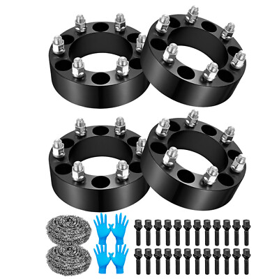 #ad 4 2quot; 6x5.5 6x139.7 12x1.5 Wheel Spacers for Toyota 4Runner Tacoma FJ Cruiser $79.50