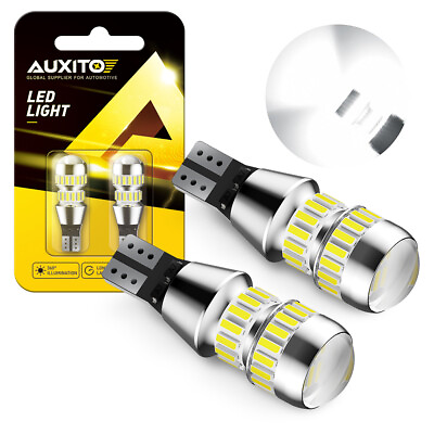 #ad AUXITO LED White CANBUS Backup Light Reverse 921 Bulb 912 T15 Bulbs 6000K Lamps $13.99