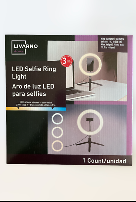#ad Portable LED Self Ring Light 10.2quot; Diameter 3 Colors Temp for Selfies and Videos $9.99