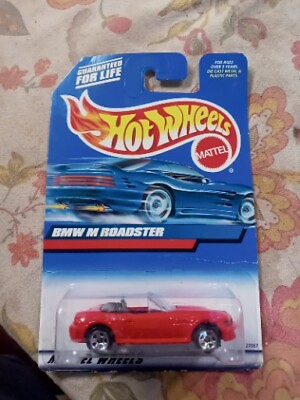 #ad 2000 Hot Wheels Blue Card Collectors #100 BMW M Roadster Red $8.50