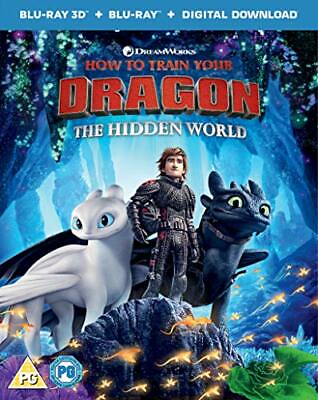 #ad How to Train Your Dragon The Hidden World Blu ray 3D Blu ray ... CD PPVG $13.09