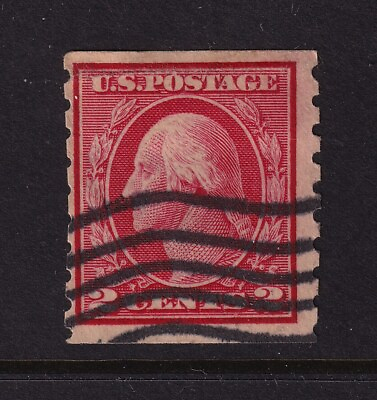 1912 Sc 413 early coil issue used single perf 8½ vertical CV $50 22 $32.50