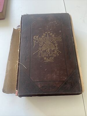 #ad Shakespeare’s Complete Works 1878 Two Vols. In One. READ DESCRIPTION $19.99