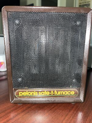 #ad Pelonis Safe T Furnace 1500W Portable Space Heater Brown. Working amp; Pristine $39.99