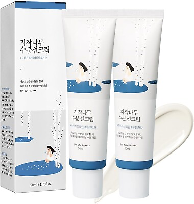 #ad 2 PCS Moisturizing Korean Sunscreen SPF50 PABirch Juice Moist Essence Type $21.50