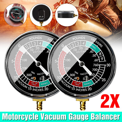 Cylinder Motorcycle Fuel Vacuum Carburetor Synchronizer Gauge Carb Sync Tool US $20.99