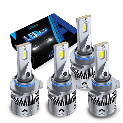 #ad 6500K LED Headlight Light Bulbs for Chevy Silverado 1500 2500HD 3500 1999 2006 $89.99