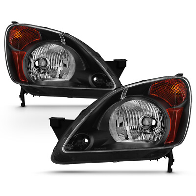 #ad #ad For 02 04 Honda CR V CRV Black Housing Direct Replacement Headlight Signal Lamp $108.99