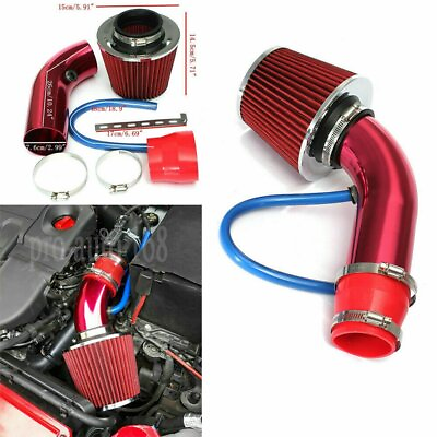 #ad Car Cold Air Intake Filter Induction Set Pipe Power Flow Hose System Accessories $40.99