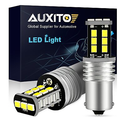 #ad AUXITO 1156 P21W 7506 BA15S LED Backup Reverse Light Bulb 6500K Bright White K30 $10.99