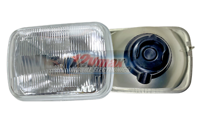 #ad 7X6 Glass Lens Headlight Glass Conversion 5x7 Kit to H4 9003 Bulb Type Housing $42.74