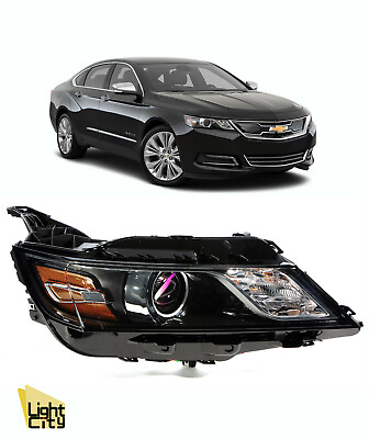 #ad #ad For 2015 2020 Chevrolet Impala Passenger Side Halogen Headlight with Bulbs RH $72.00
