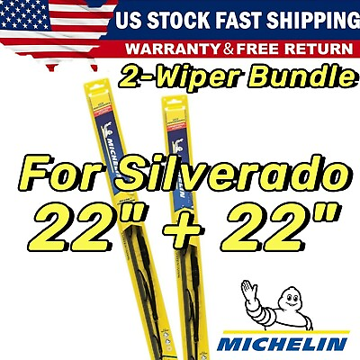#ad For 1999 2013 Chevy Chevrolet Silverado Wiper Blades Complete Set Of 2 19220x2 $28.23