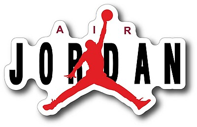 #ad MICHAEL JORDAN AIR USA MADE DECAL STICKER 3M TRUCK VEHICLE WINDOW WALL CAR BIKE $3.50