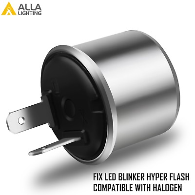 #ad Alla Lighting Turn Signal Hazard LED Flasher Relay EF32 2PinNo Fast Hyper flash $11.98