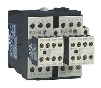 #ad Eaton Xtcr018c21a Iec Magnetic Contactor 3 Poles 120 V Ac 18 A Reversing: $455.39