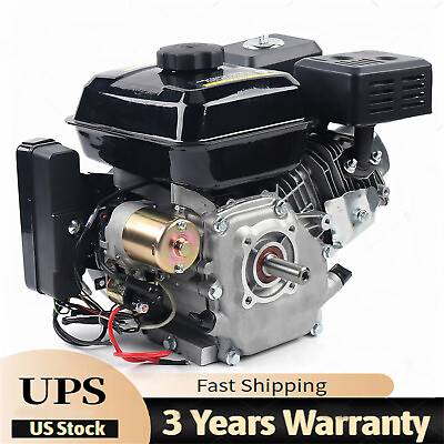 #ad Gas Engine Electric Start Side Shaft Motor OHV Gasoline Engine 3600RPM 7.5HP USA $174.56