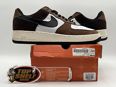 #ad Nike Air Force 1 Low Premium Escape 2005 Size 9.5 Used Rare Authentic Brown VNDS $500.00