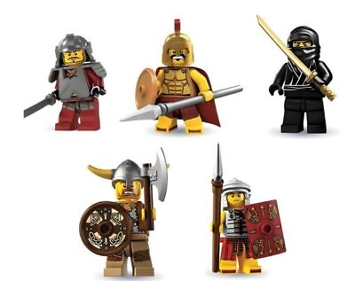 #ad Lego Custom Warrior Series Spartans Romans Knights YOU PICK Read Description $3.99