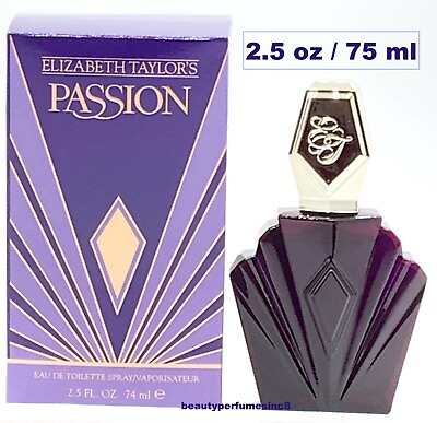 Passion By Elizabeth Taylor 2.5 oz Eau De Toilette Spray Perfume for Women New $24.99