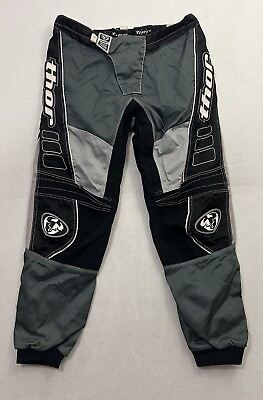 #ad Thor Phase 2.0 Motocross Pants Men’s Size 38 Black Gray Motorcross $29.99