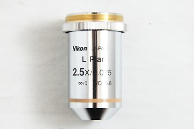 #ad Nikon L Plan 2.5x 0.075 WD 8.8 0 ∞ EPI for Eclipse Microscope Objective #4696 $612.00