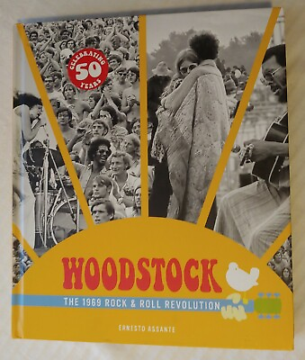#ad ***2018 WOODSTOCK MUSIC FESTIVAL 50th YEAR CELEBRATION HC BOOK*** $25.00