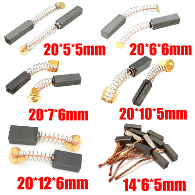 #ad Various Sizes Carbon Brushes Repairing Part For Electric Motors Replacement USA` $9.99