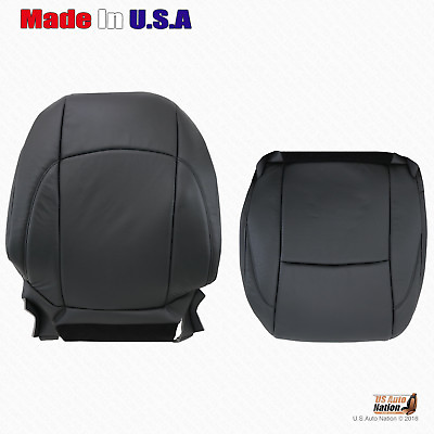 #ad Fits DRIVER Bottom amp; Top Replacement Leather Covers Black 2007 2012 Lexus ES350 $308.27