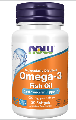 #ad #ad NOW Foods Omega 3 Fish Oil 1000 mg 30 Softgels $3.99