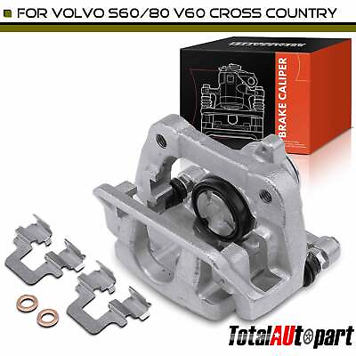 #ad New 1x Disc Brake Caliper w Bracket for Volvo S60 Cross Country XC60 Rear Right $56.99