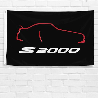 #ad For Honda S2000 Car Enthusiast 3x5 ft Flag JDM Car Racing Show VTEC Wall Banner $13.99