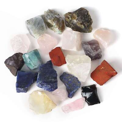 #ad Raw Crystal Chunks 0.5quot; to 0.8quot; Assorted Crystals Rough Gems Stones Mix Lot $7.71