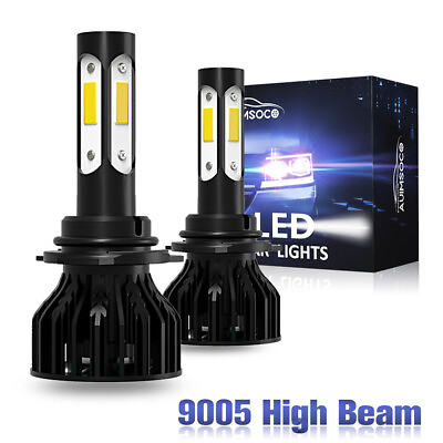 #ad 2X 6000K LED Headlight Bulbs 4 Sides 9005 HB3 High BeamFor Honda 2015 2020 CR V $39.99