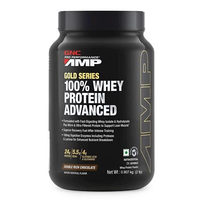 #ad GNC Amp Gold Series 100% Whey Protein Advanced Choose Size amp; Flavour $142.00