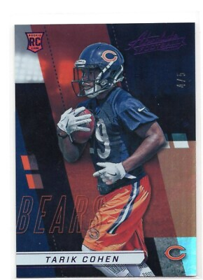 #ad 2017 Absolute Purple 5 SSP Tarik Cohen RC Bears FREE COMBINED SHIPPING $15.00