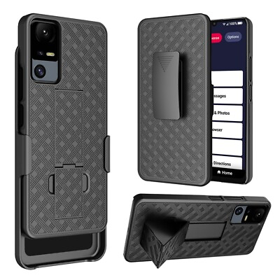 #ad For Lively Jitterbug Smart 4 TCL 40 XL 40 T Holster Belt Clip Phone Case Cover $13.95