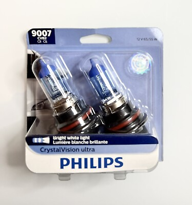 #ad Philips 9007CVB2 Crystalvision Ultra Headlight $24.99
