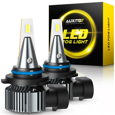 #ad AUXITO Replace Halogen 9006 HB4 LED Fog Light Bulbs 6000K White 4000LM CANBUS $19.94