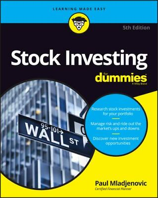 #ad Stock Investing for Dummies by Mladjenovic Paul $5.46